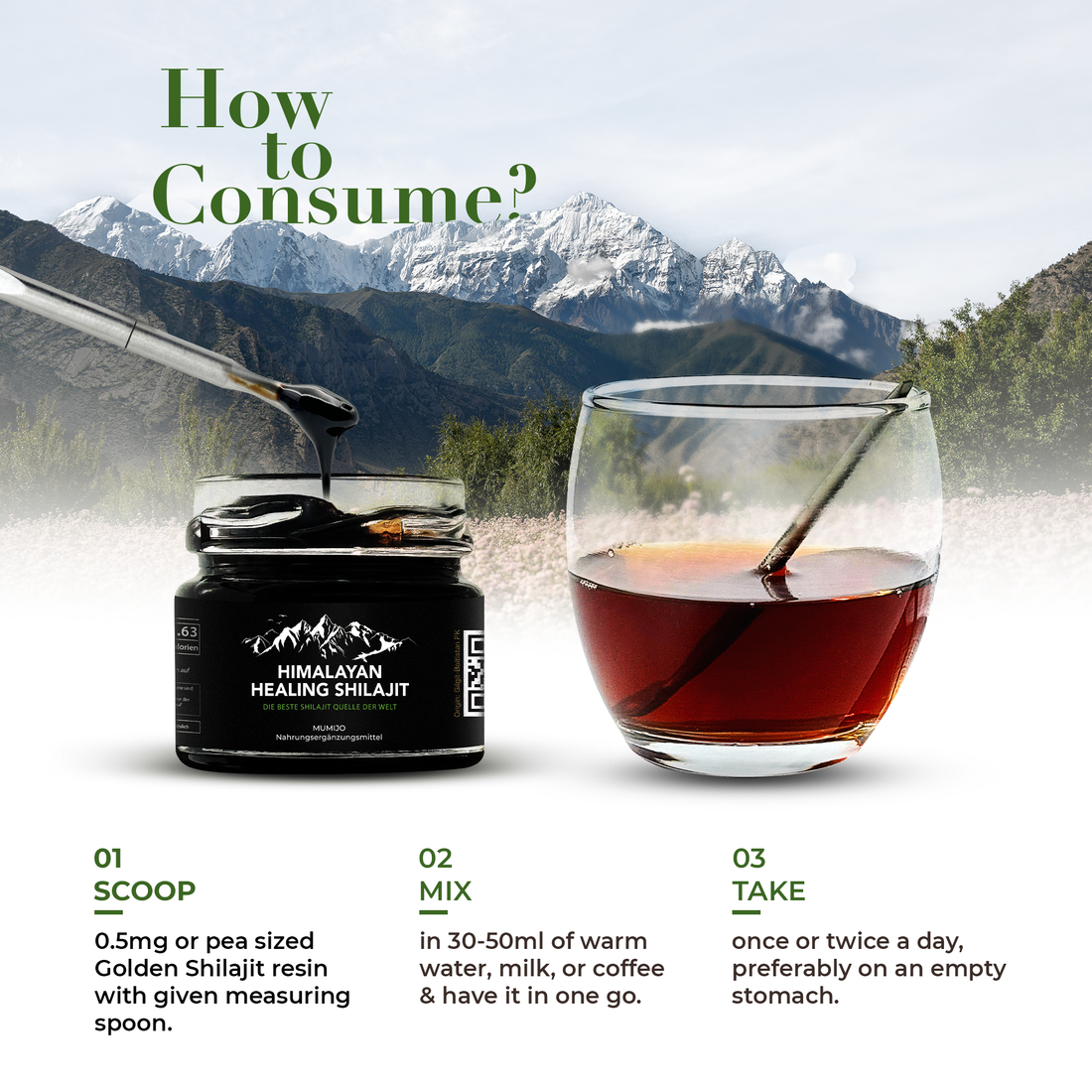 How to take Shilajit
