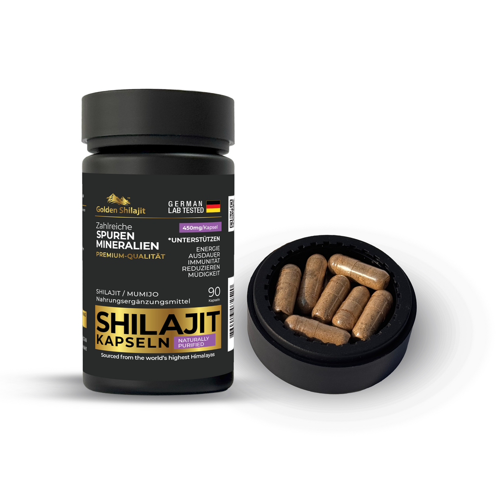 Shilajit Capsules - Standardized Extract | 90 Capsules | Convenient Dietary Food Supplement