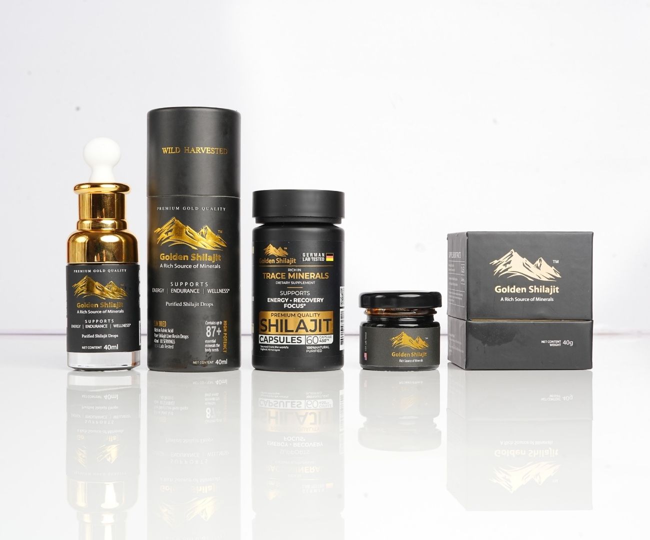Golden silajit collection