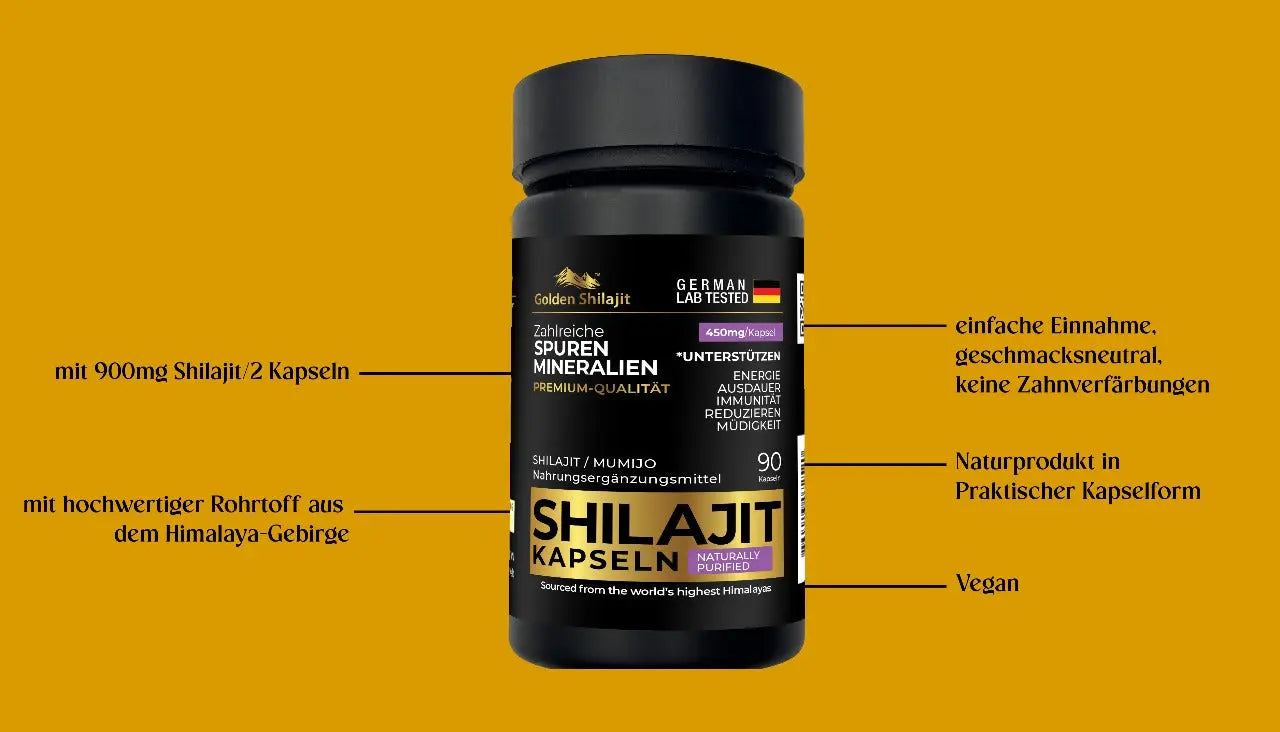 Shilajit Capsules - Standardized Extract | 90 Capsules | Convenient Dietary Food Supplement Ethical Origins